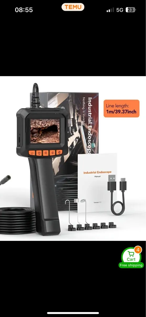 Industrial endoscope