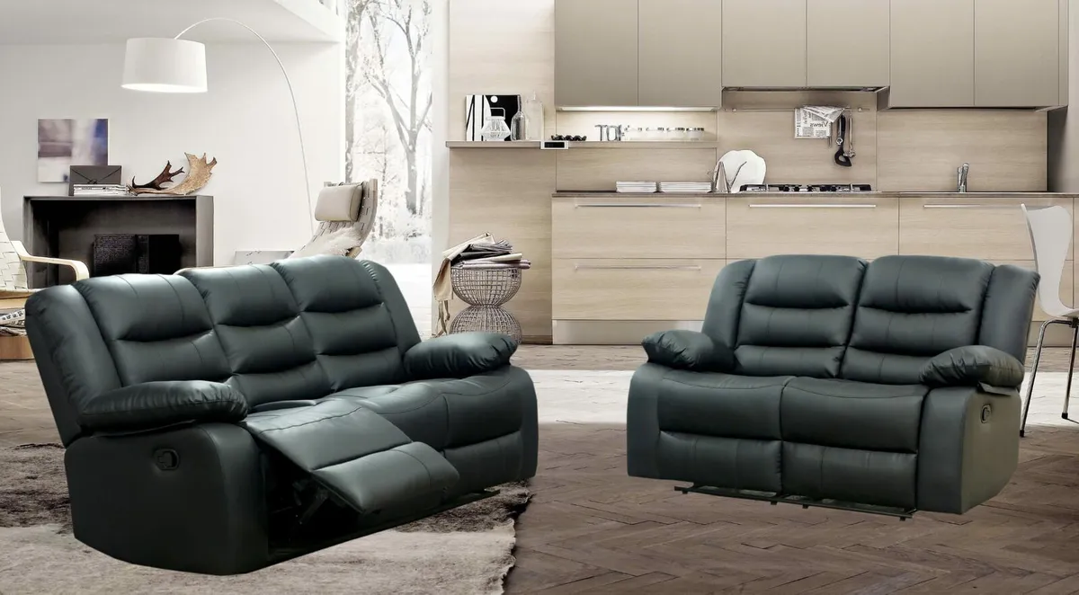 Vancouver leather recliner sofa - Image 2