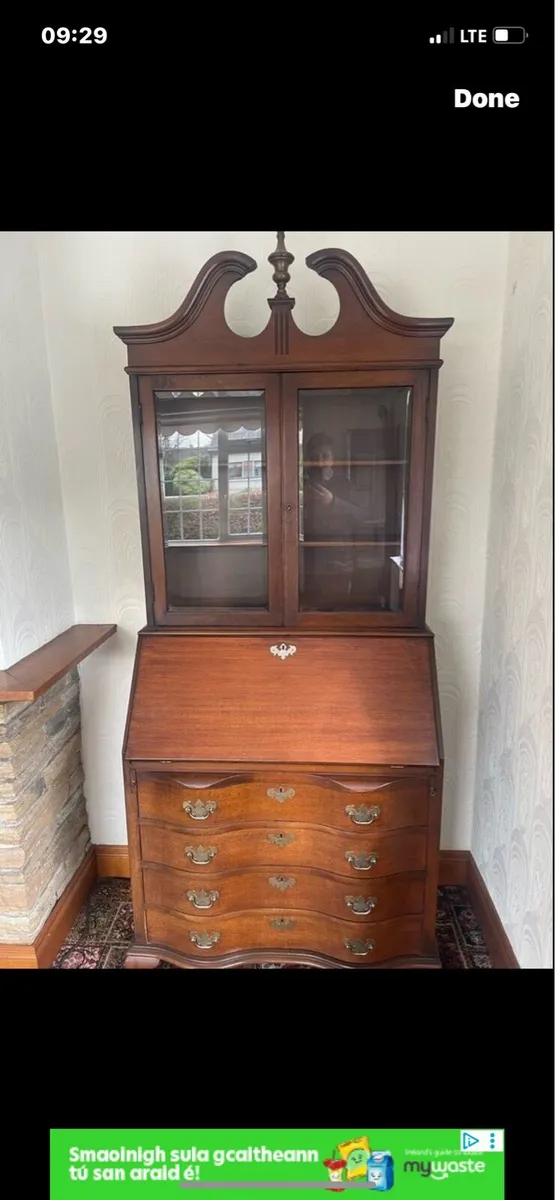 Antique writing bureau - Image 2
