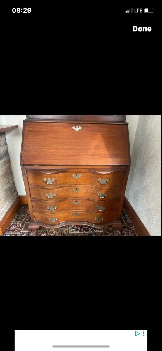 Antique writing bureau - Image 4