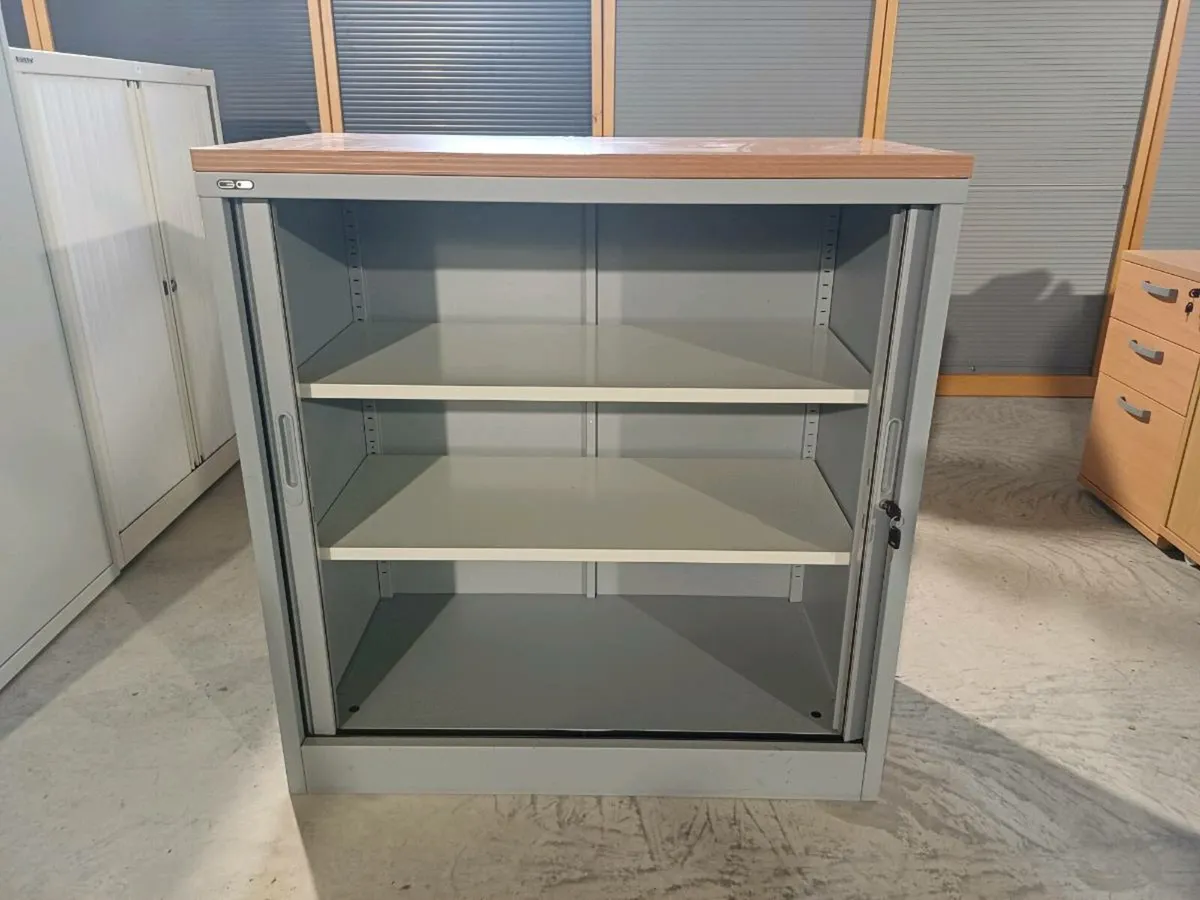 1.05m GO Steel Tambour Cabinet - Image 3