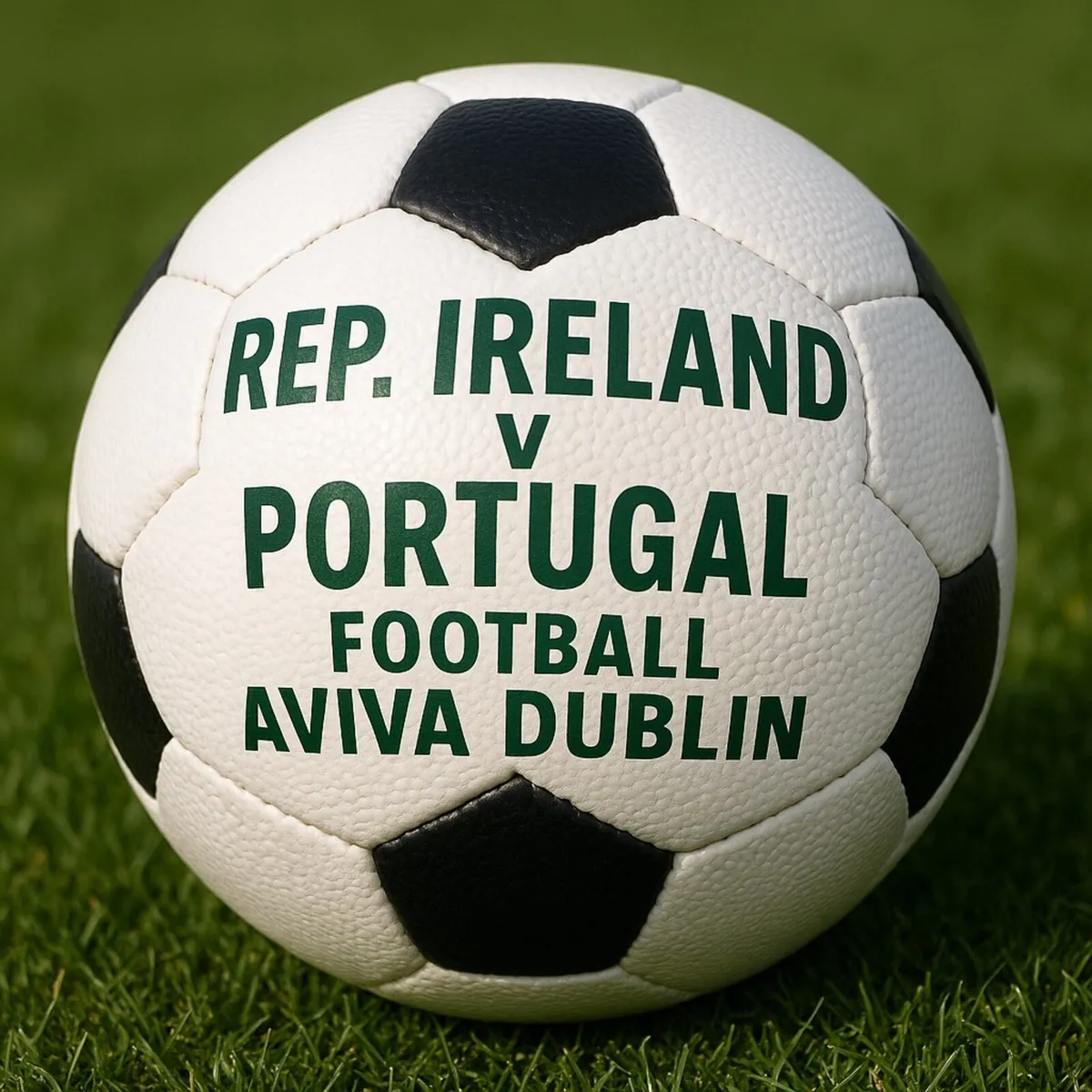 rep ireland v portugal football premium - Image 2