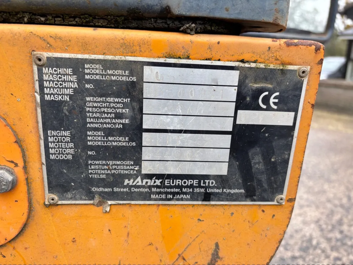2005,HANIX H36B 3.6 Ton machine - Image 2