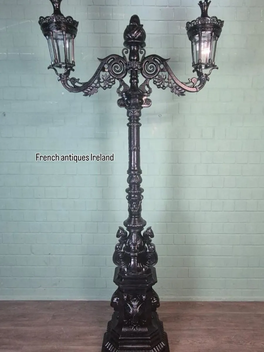 10 FEET TALL CAST LAMPS - Image 1