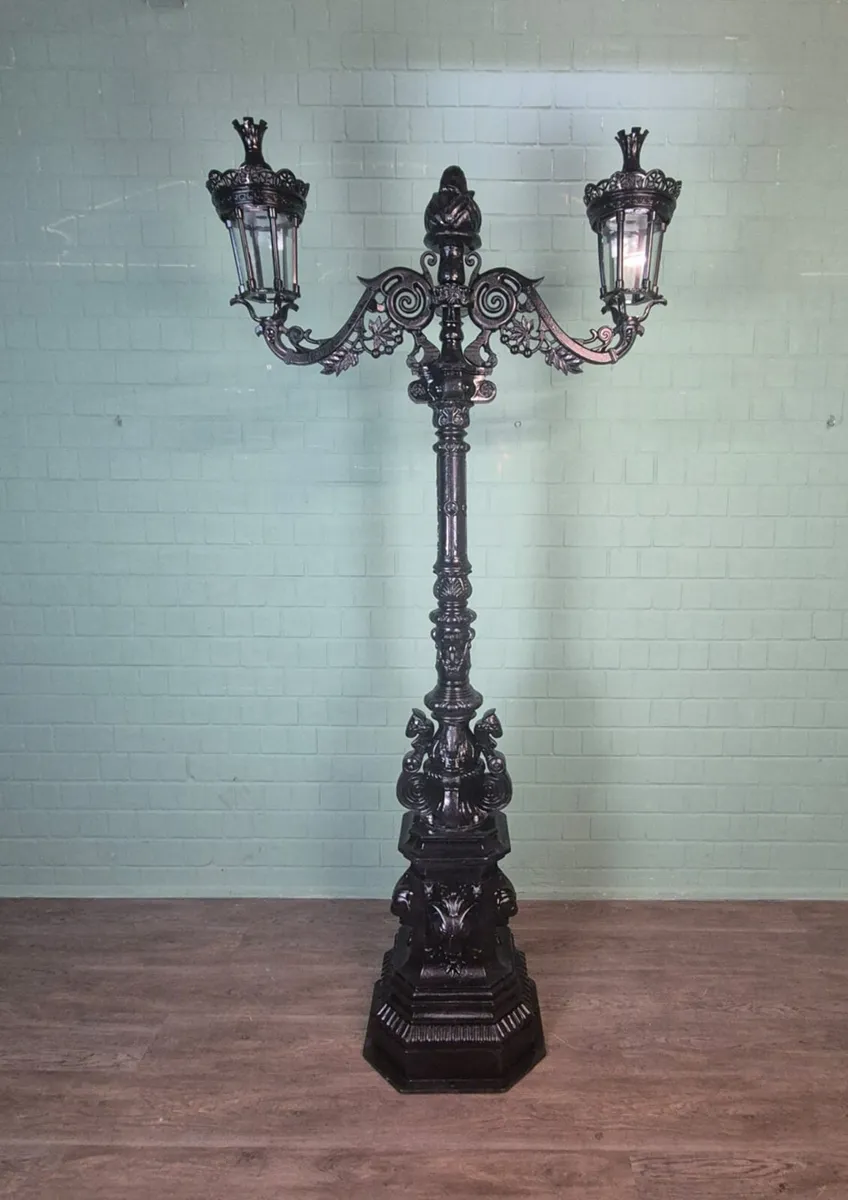 10 FEET TALL CAST LAMPS - Image 2