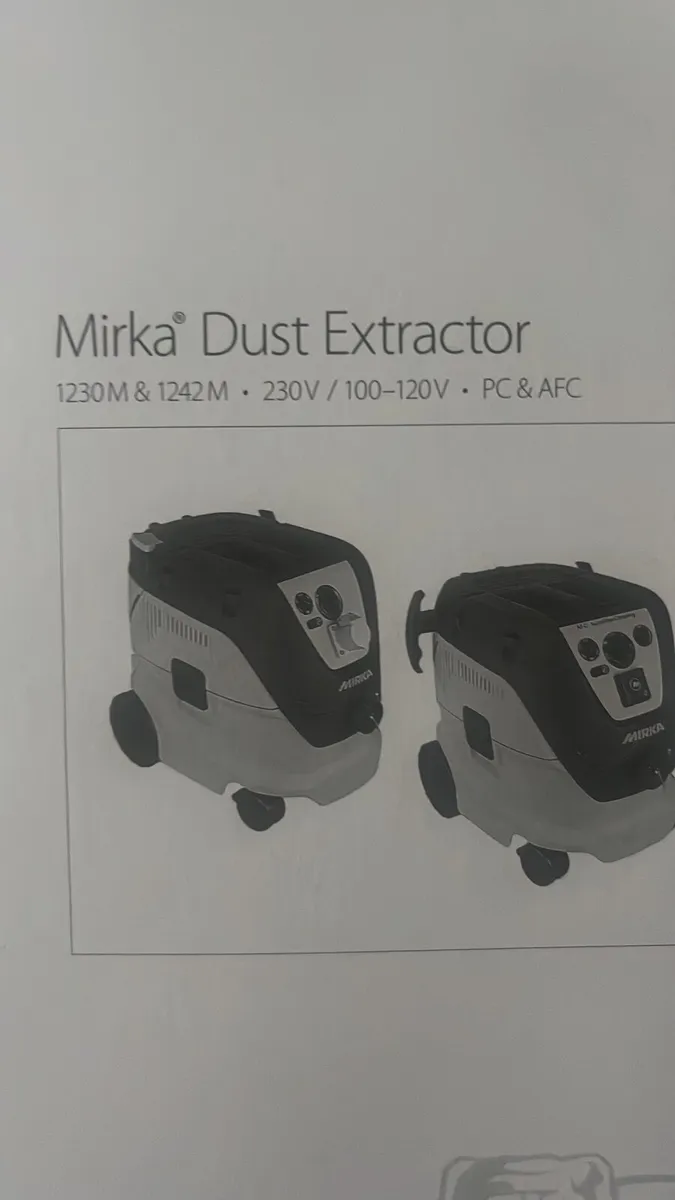 Mirka wall and ceiling sander and dust extractor - Image 3