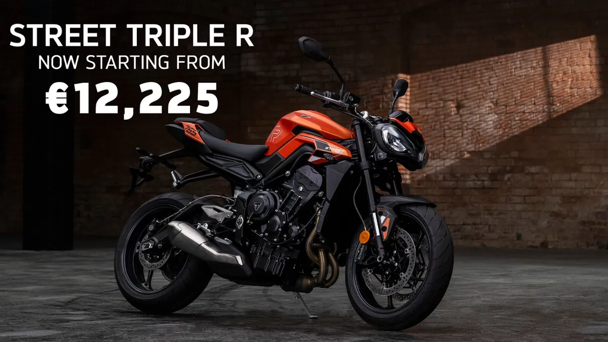 STREET TRIPLE R NOW STARTING FROM €12,225 - Image 1