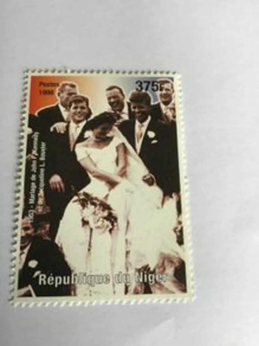 Rare stamp - Marriage of JFK/Jacquelin Bouvier