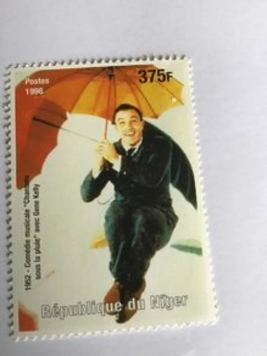 Rare stamp - Gene Kelly - Singing in the rain