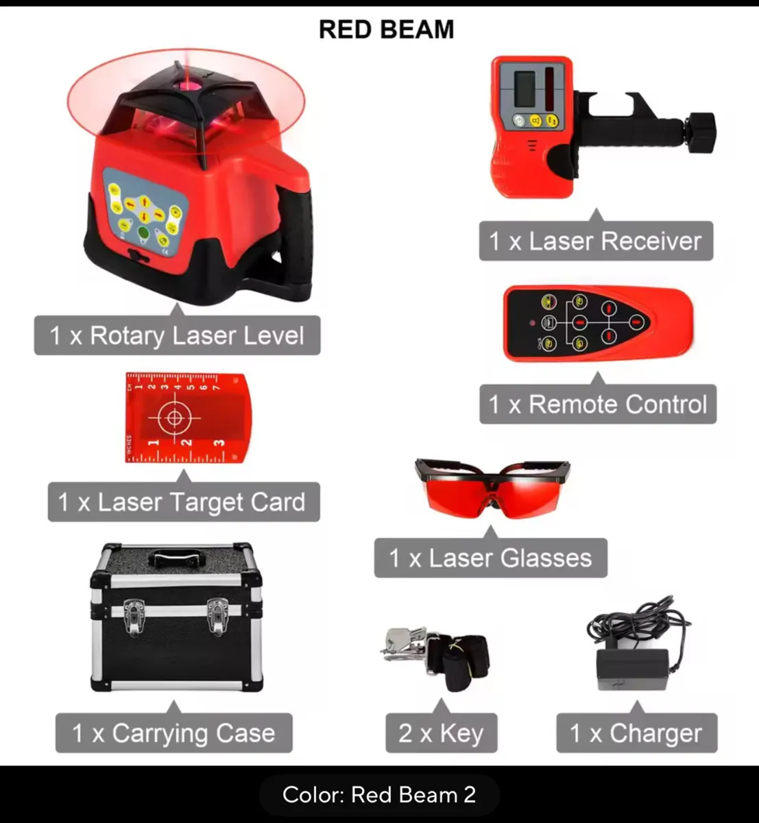LaserLevelSelf-Leveling,360Rotary500m,kit - Image 1