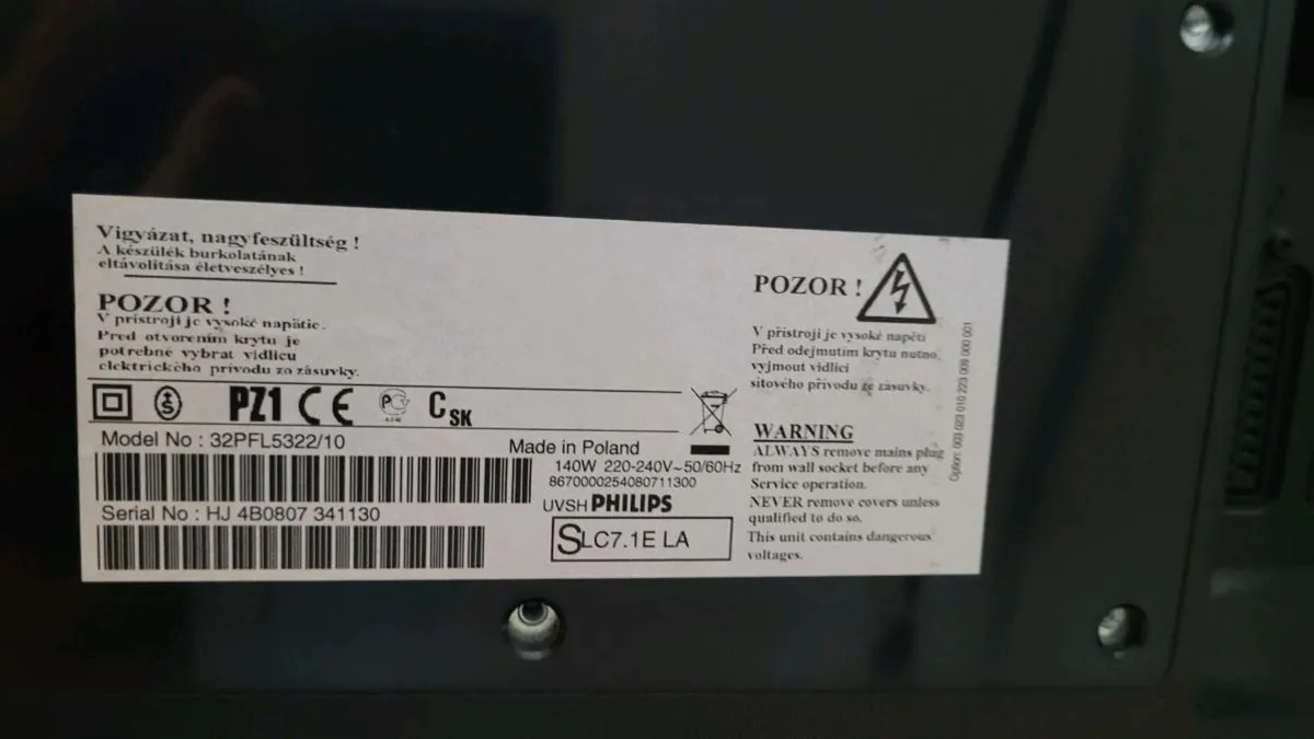 Phillips 32' not smart TV - Image 3