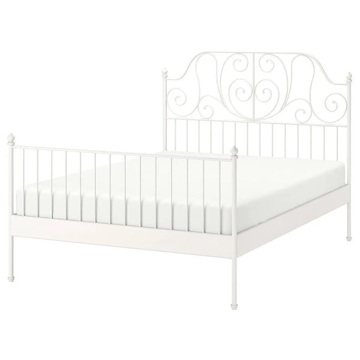 Steel frame double bed