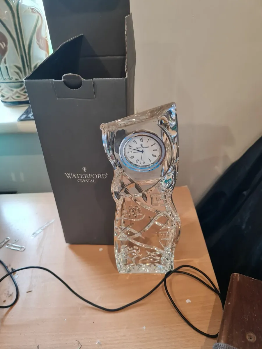 Waterford crystal clock