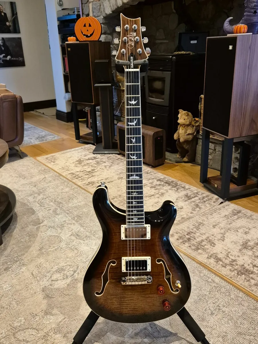 PRS SE Hollowbody electric guitar with ohsc - Image 3