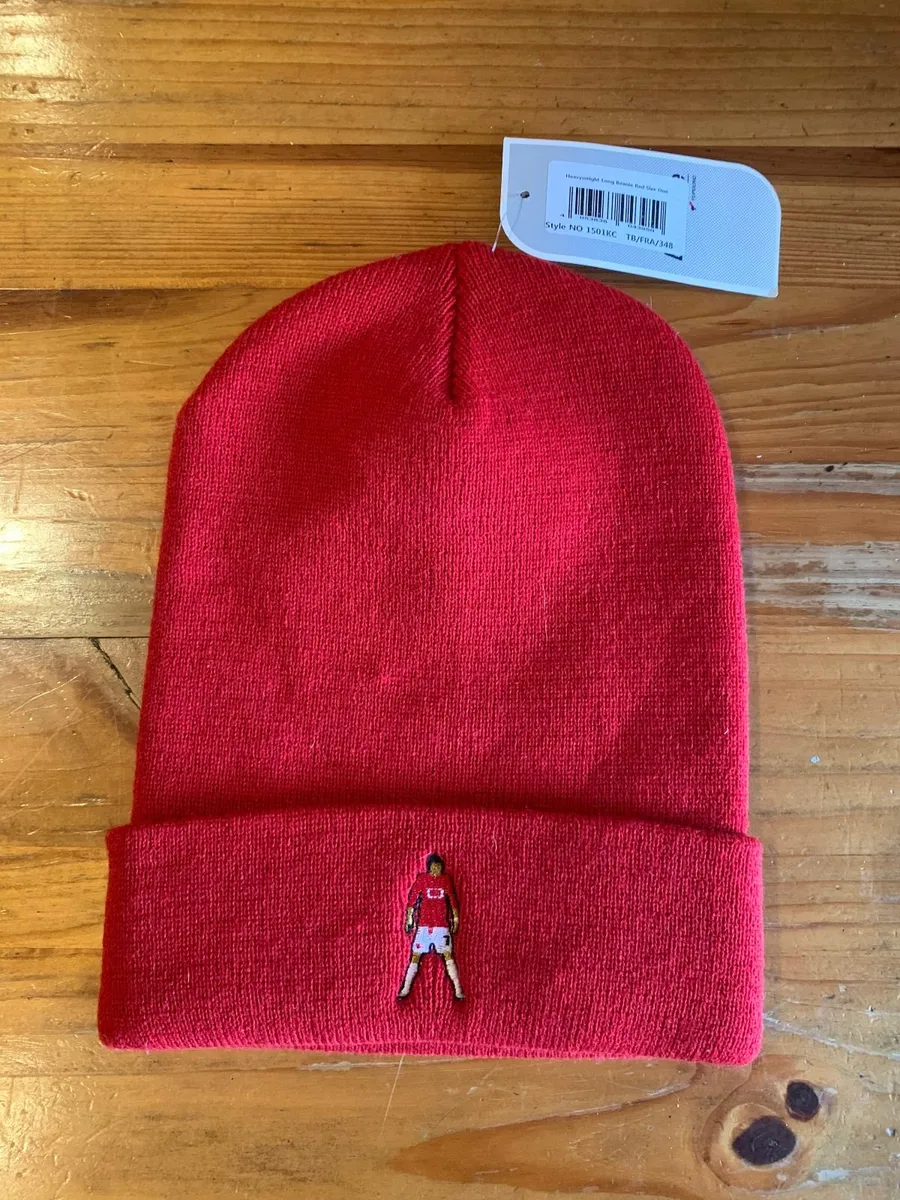 Cristiano Ronaldo MUFC Red Beanie Hat - Image 1