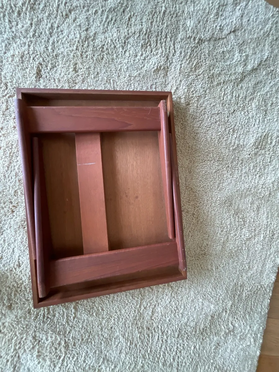 Trioh Danish small folding coffee table. - Image 3