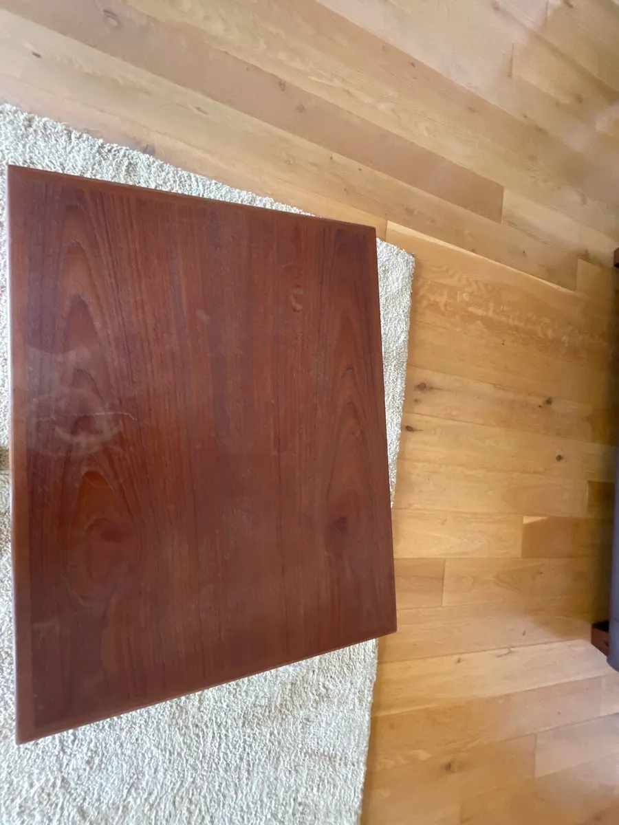 Trioh Danish small folding coffee table. - Image 4