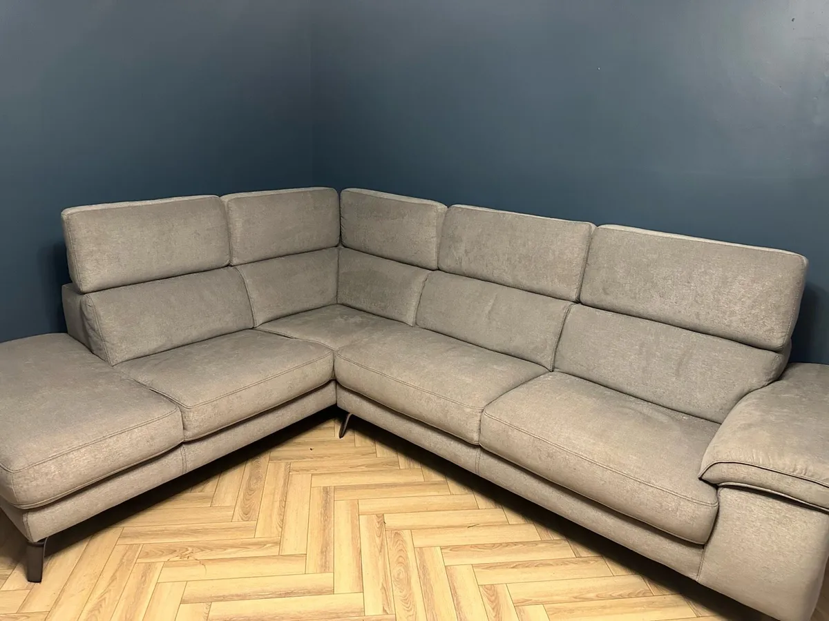 Grey corner sofa Left hand facing - Image 2
