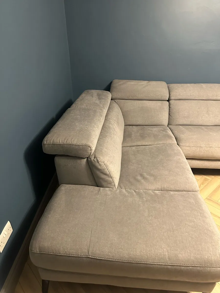 Grey corner sofa Left hand facing - Image 4