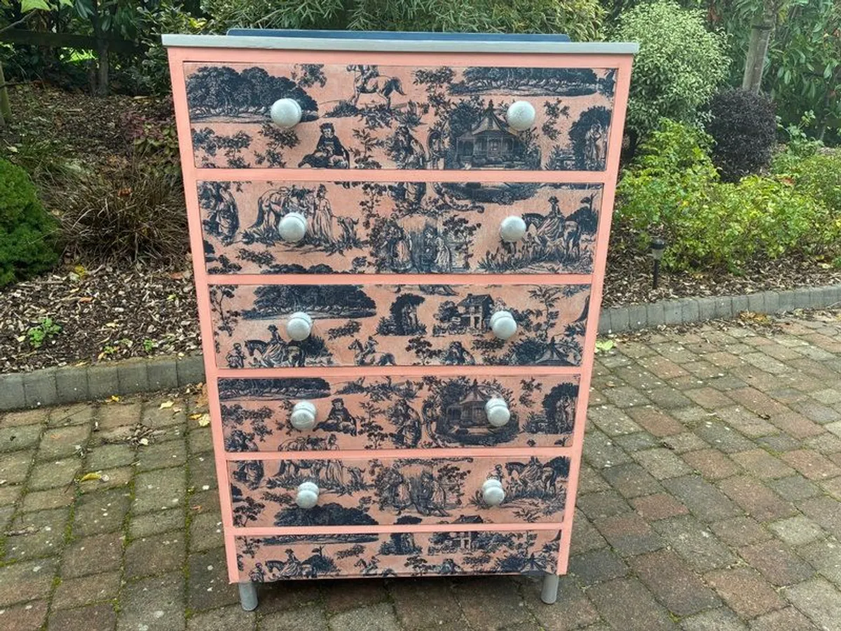 Tall Chest of drawers - Image 2