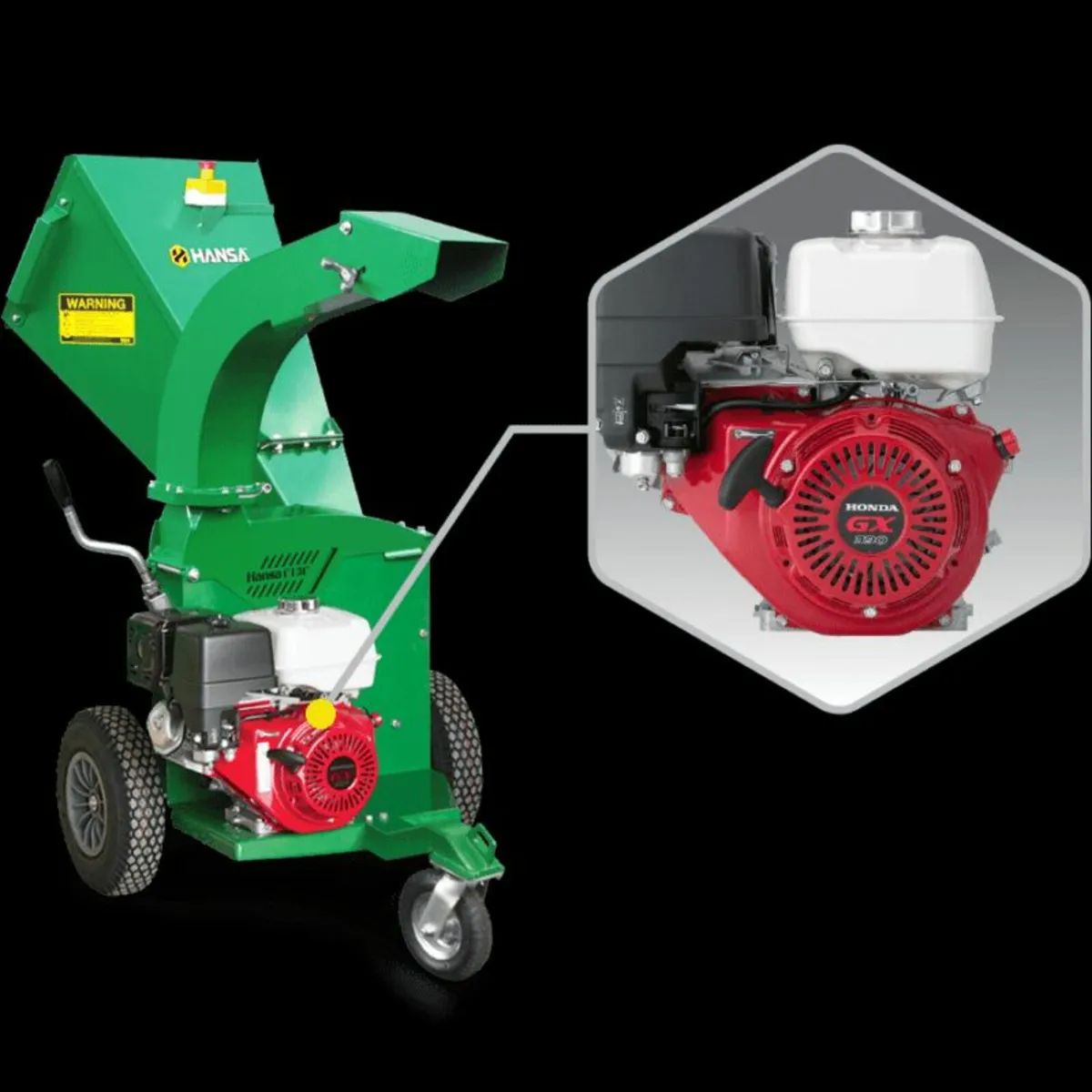 Hansa C13 Wood Chipper - - Image 1