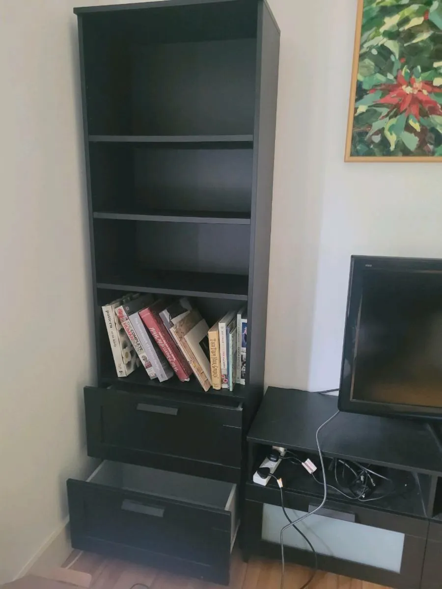 TV Stand and Bookcase - Image 2