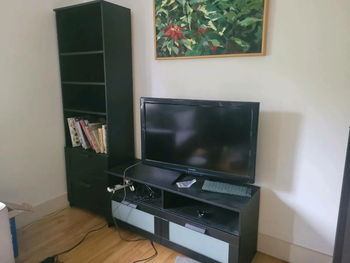 TV Stand and Bookcase - Image 1