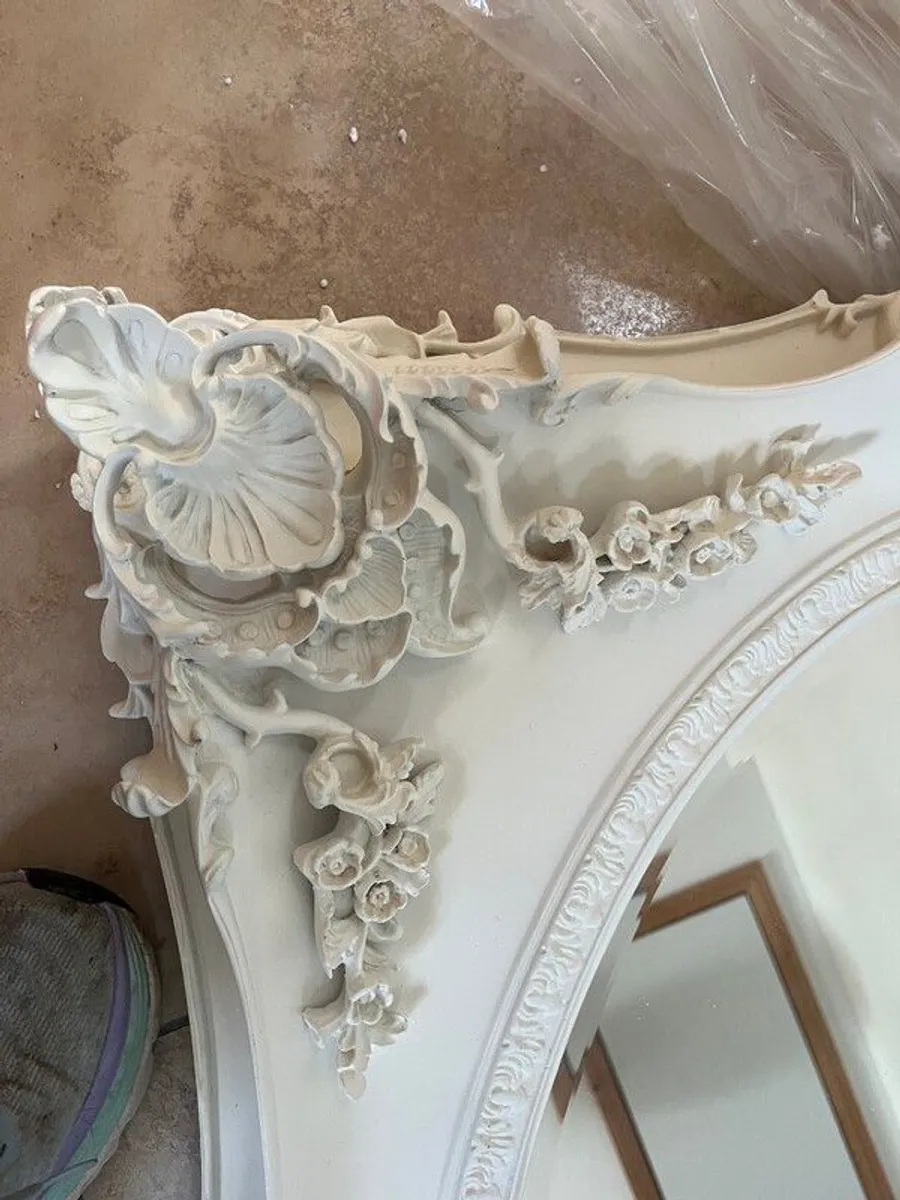 Antique Mirror - Laura Ashley - White Vintage French Style - Image 4