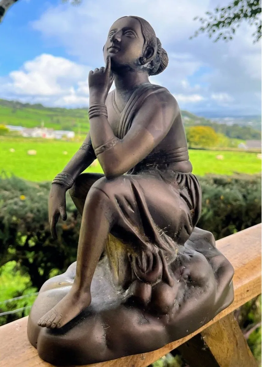 Vintage brass sculpture - Image 1