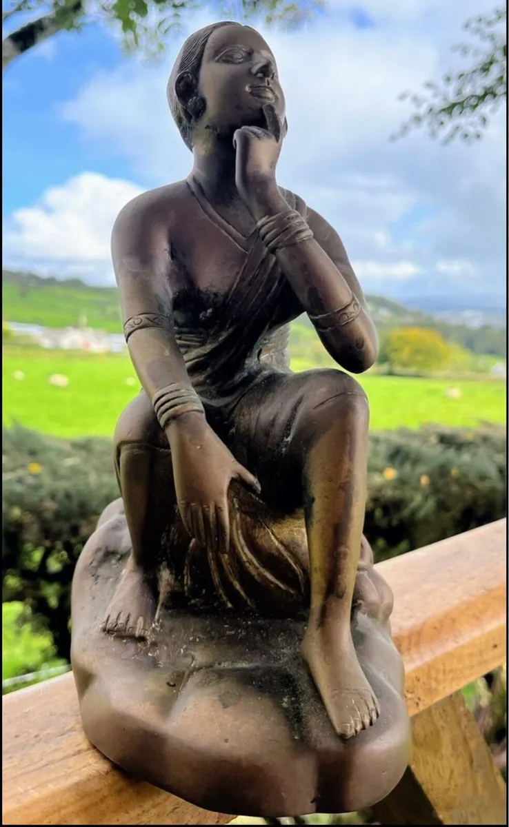 Vintage brass sculpture - Image 2