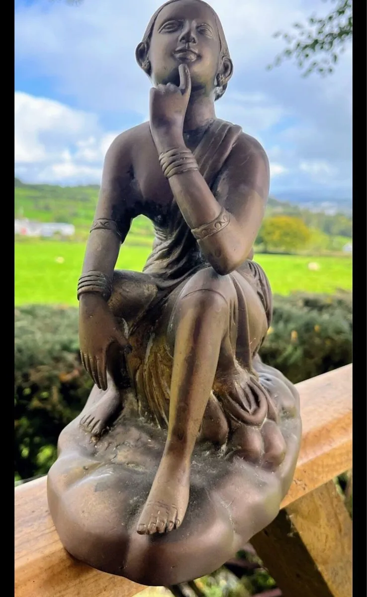 Vintage brass sculpture - Image 3