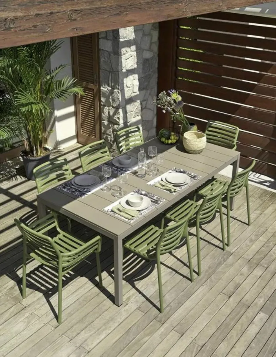 🍷 Nardi Premium 8-Seater Outdoor Dining Set - Image 1