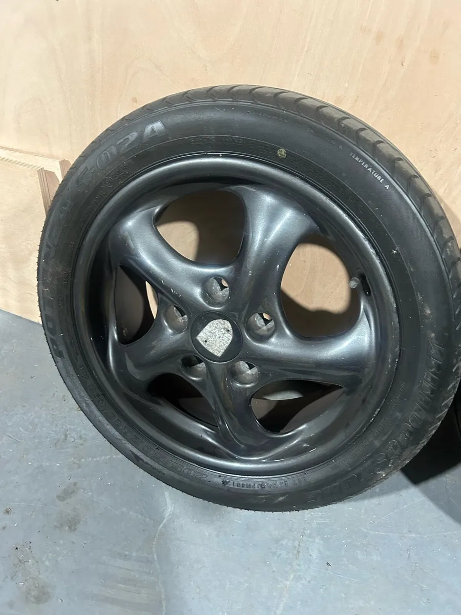 Porsche 996 wheels with new Tyres - Image 4