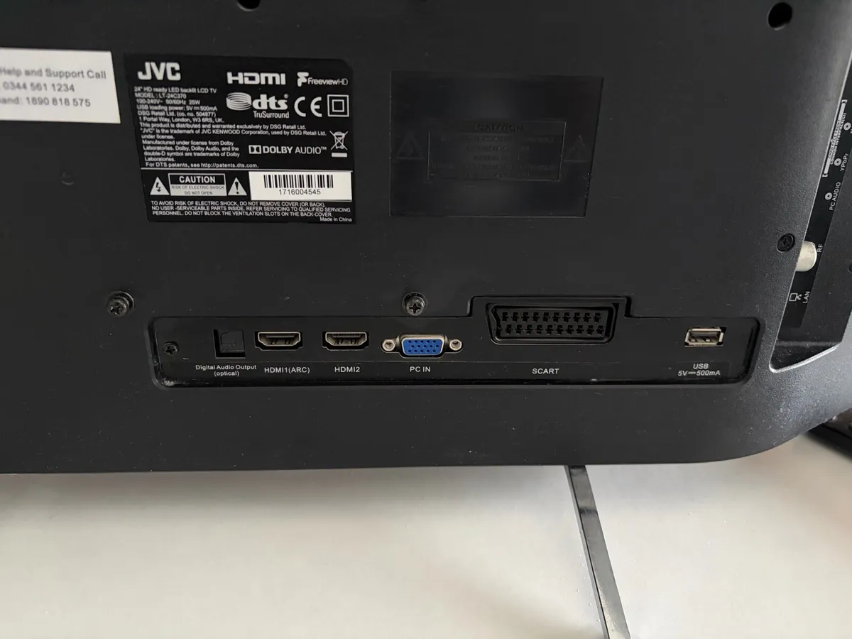 JVC TV 24” - Image 3