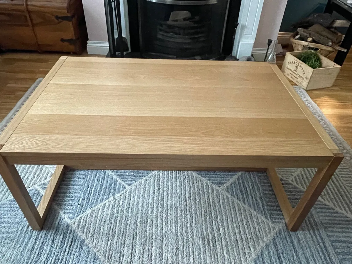 Rectangular light  oak Coffee table - Image 1