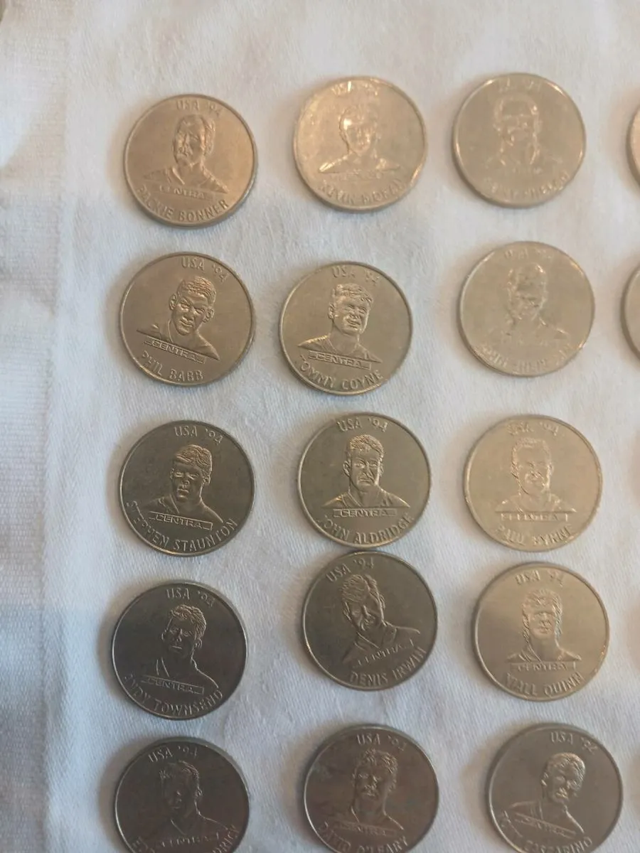 Irish International 'USA world cup 94 coins - Image 1