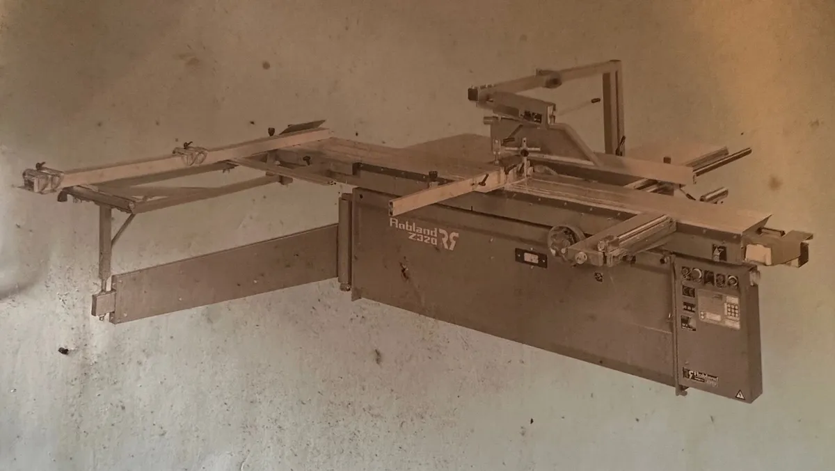 circular saw Robland Z320 sliding table panel - Image 1