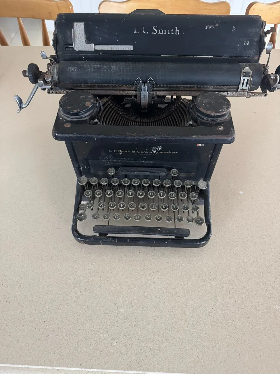 LC smith typewriter. - Image 1