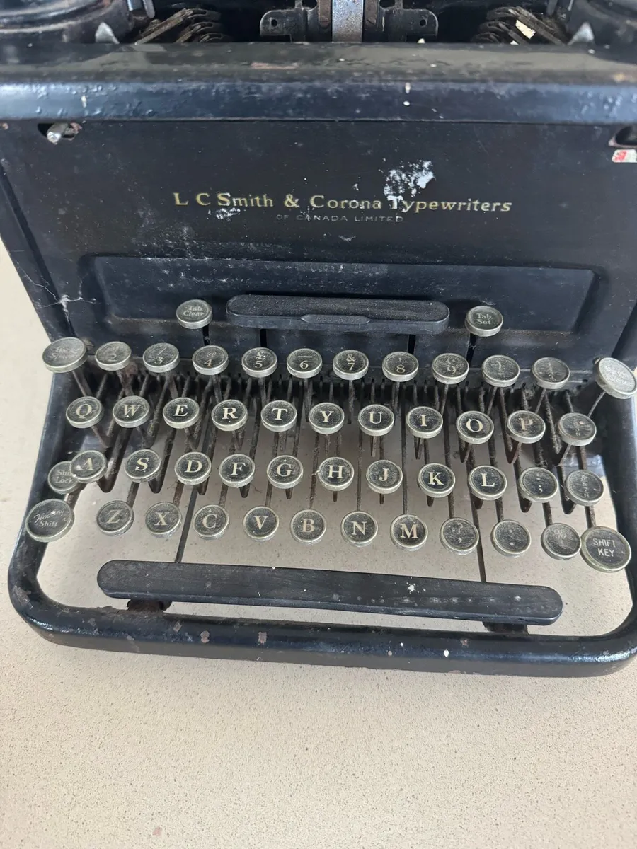 LC smith typewriter. - Image 2