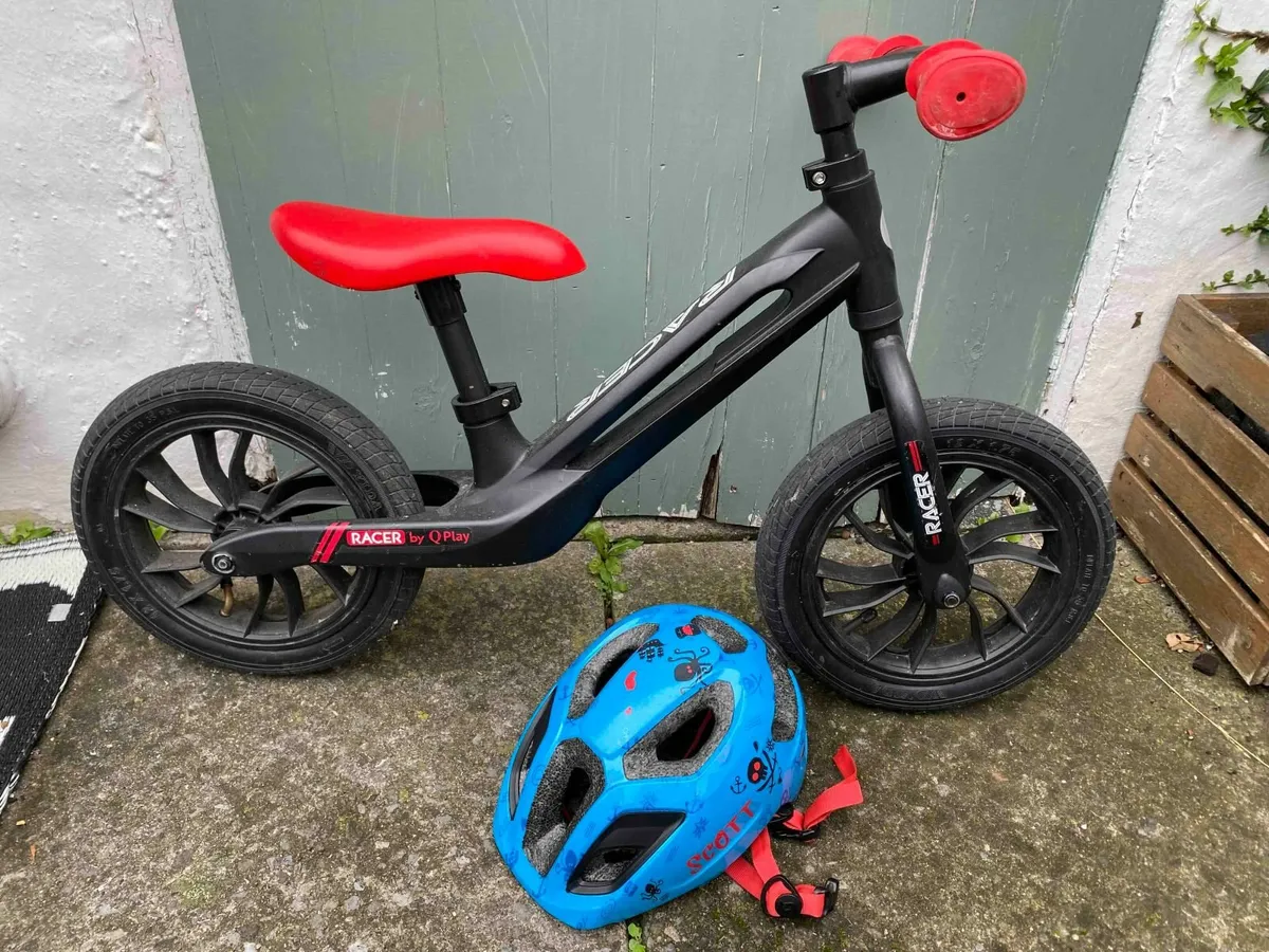 Toddler push bike plus helmet. Free! - Image 1