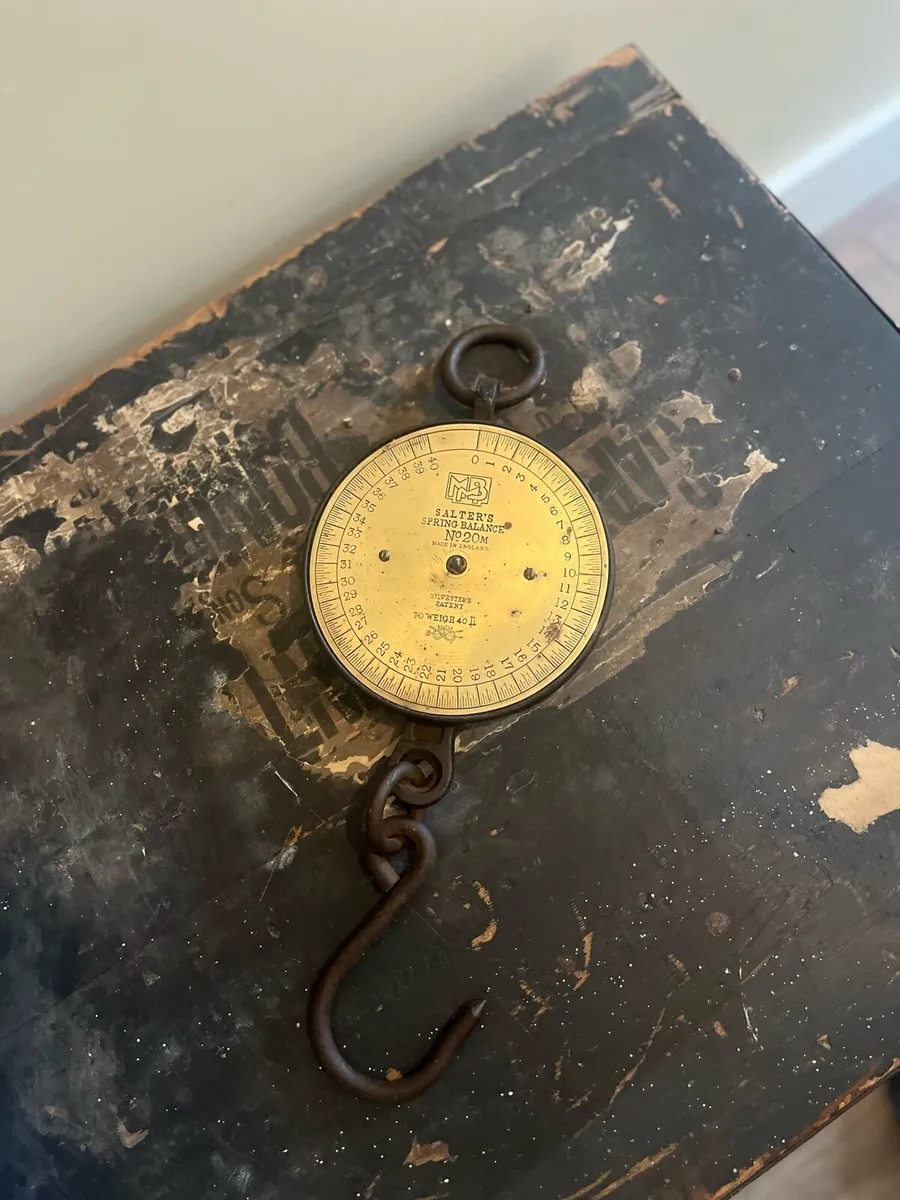 Antique Salter Hanging Scales - Image 2