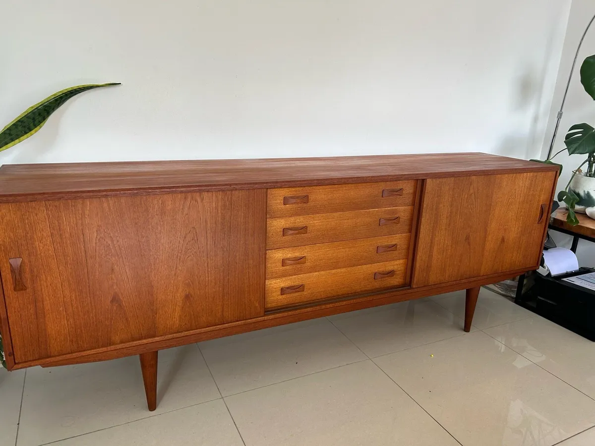 Danish teak sideboard retro vintage - Image 1