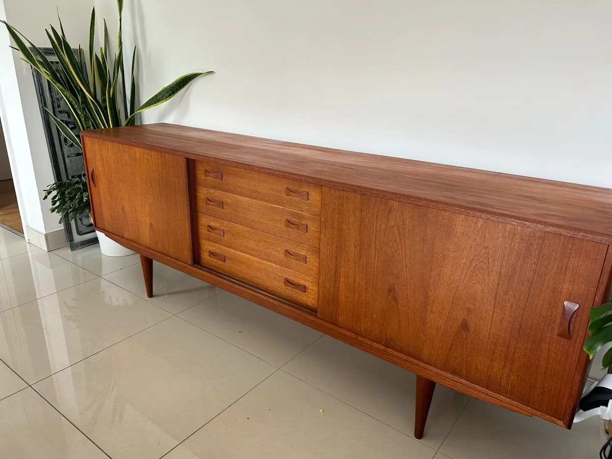 Danish teak sideboard retro vintage - Image 2