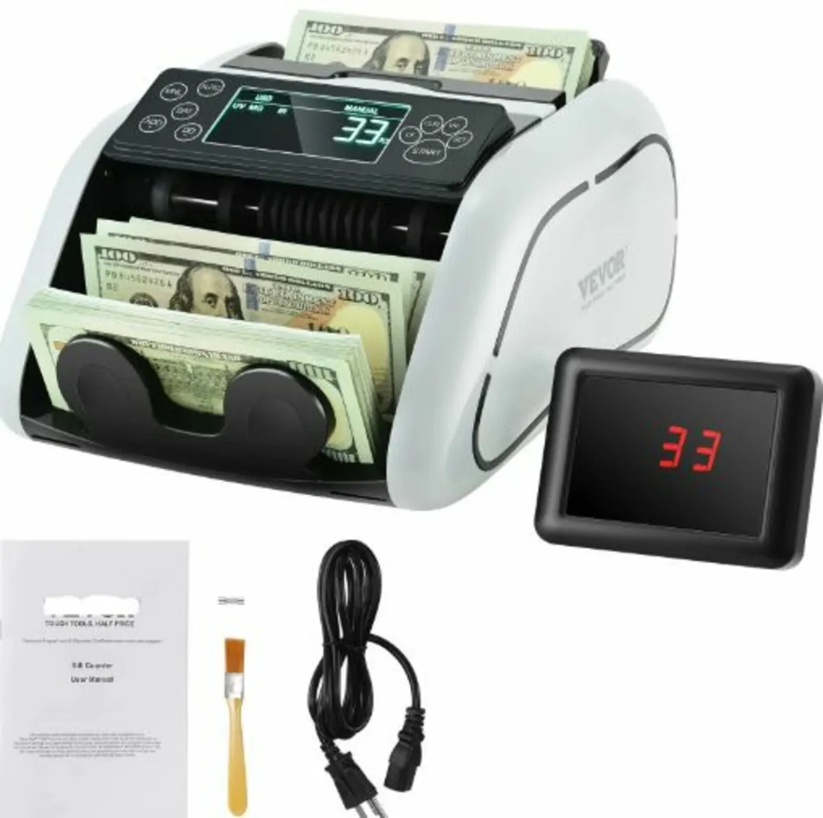 Money Counter Machine, Bill Counter with UV, MG,IR - Image 1