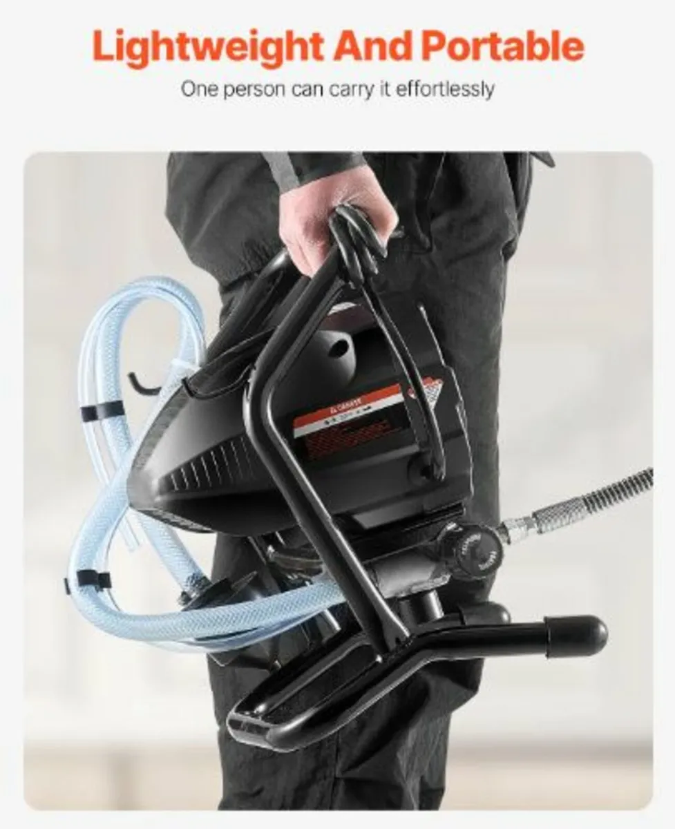 Stand Airless Paint Sprayer, 650W High Efficiency - Image 3