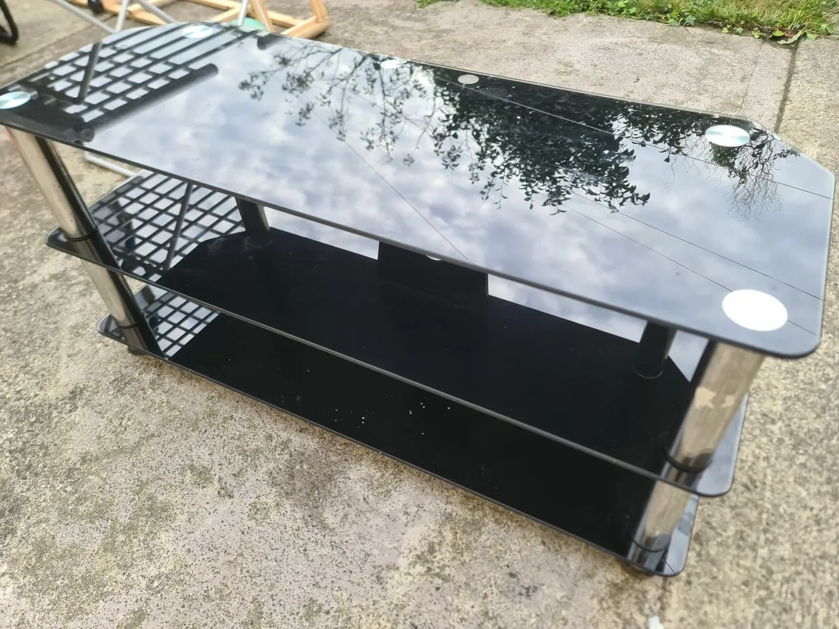 Glass TV Stand - Image 2