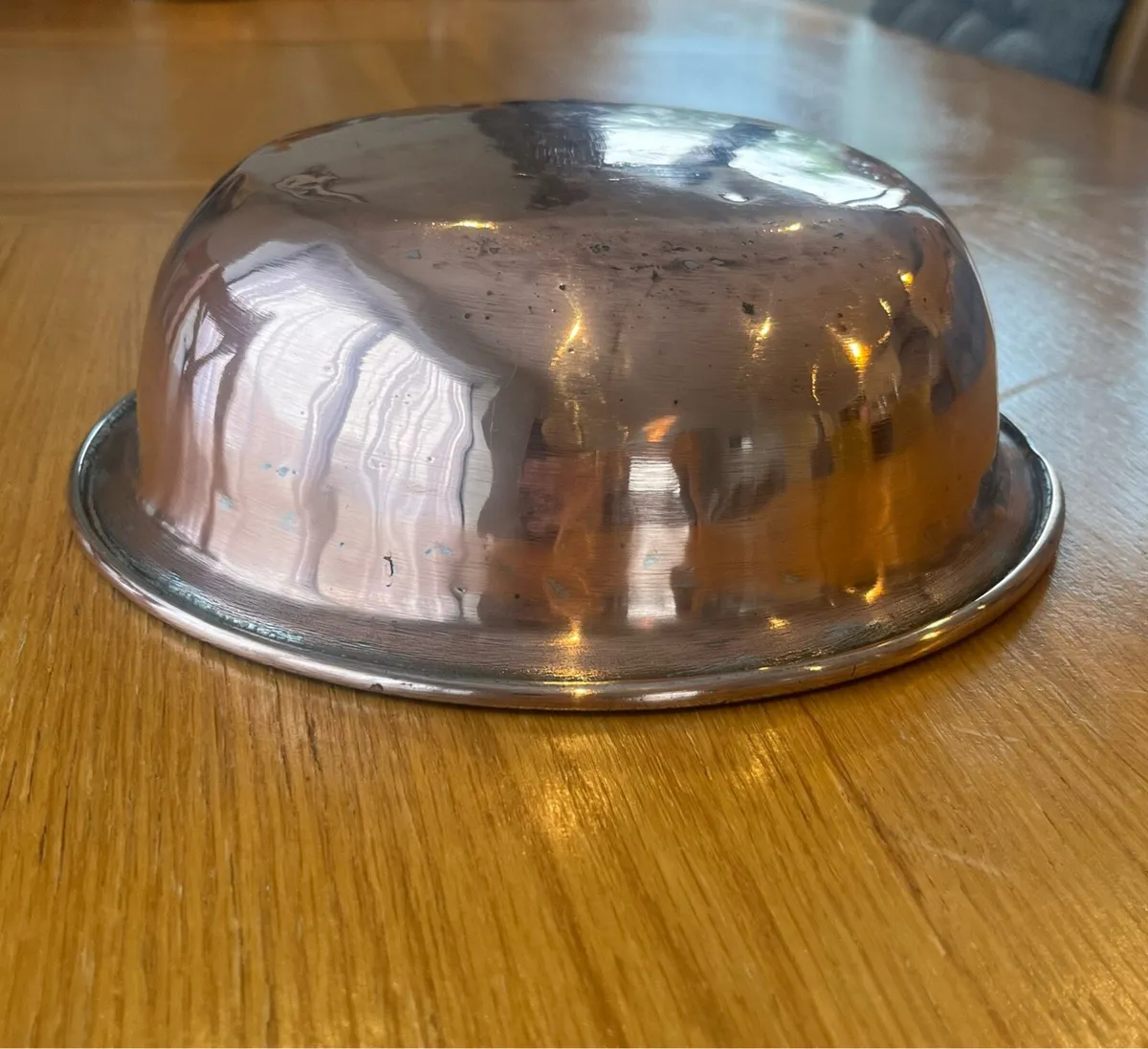 Antique Copper Bowl - Image 4
