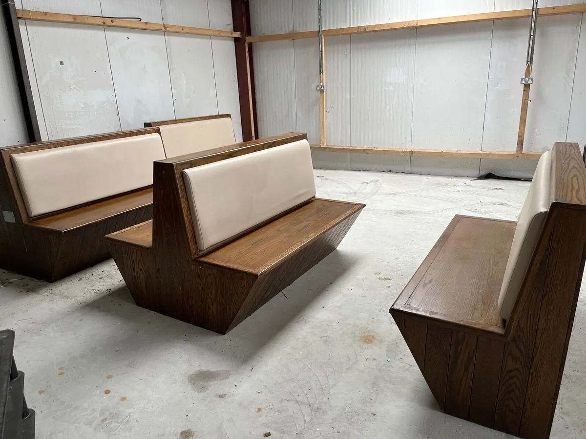 Restaurant bench seating - Image 2