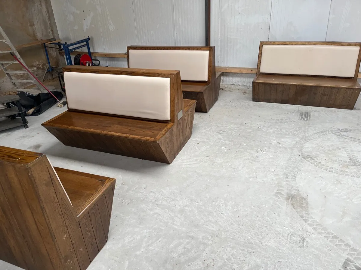 Restaurant bench seating - Image 3