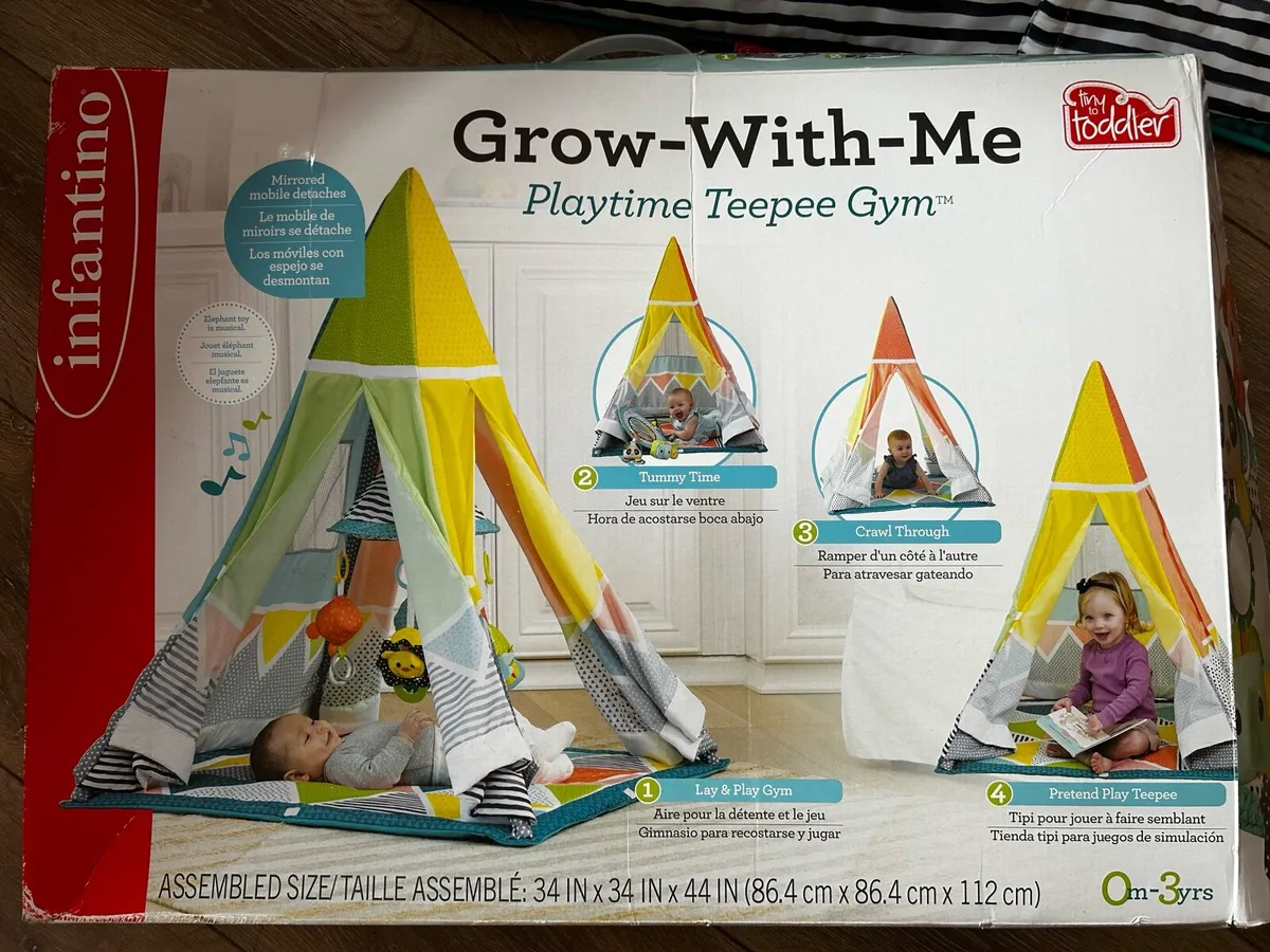 Infantino Grow with Me Playtime Teepee Gym - Image 2